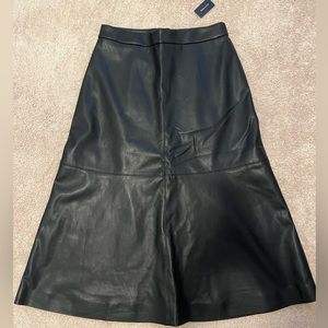 RW&CO leather skirt